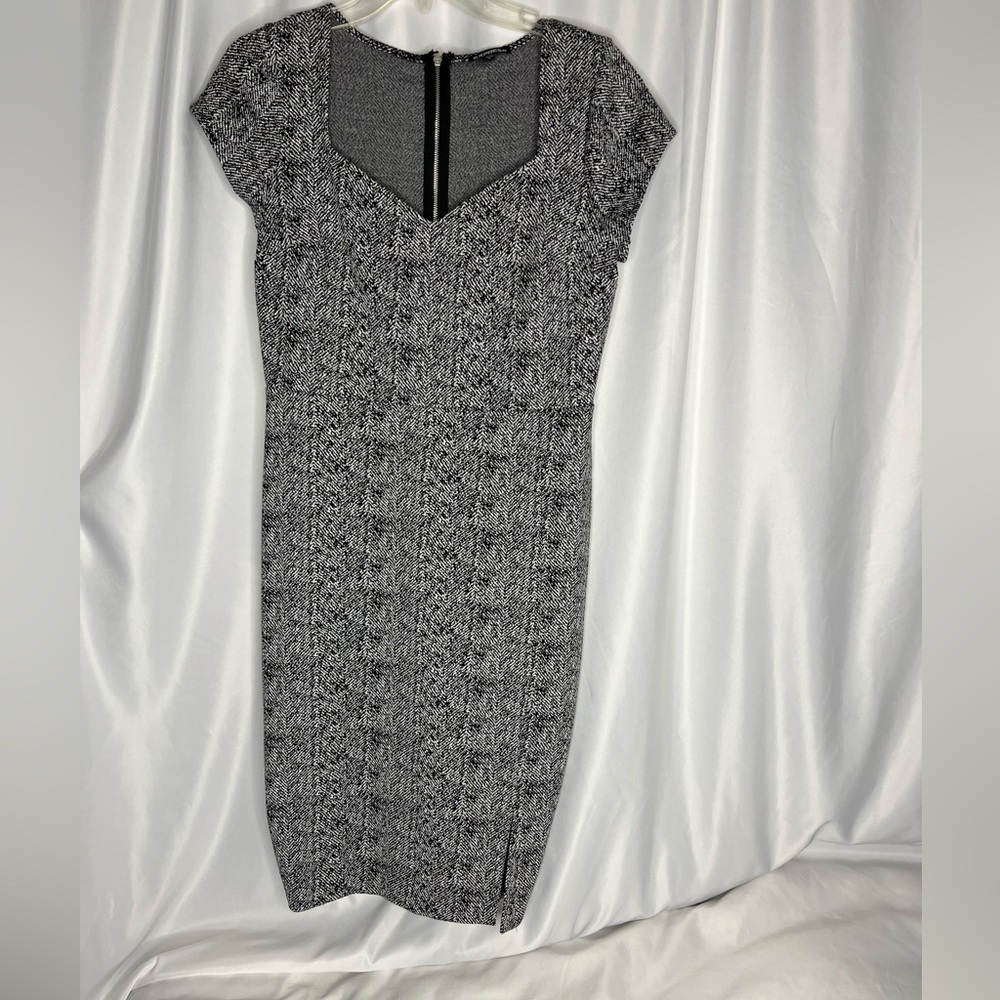 Express Black and White Sheath Dress  - Size Medium